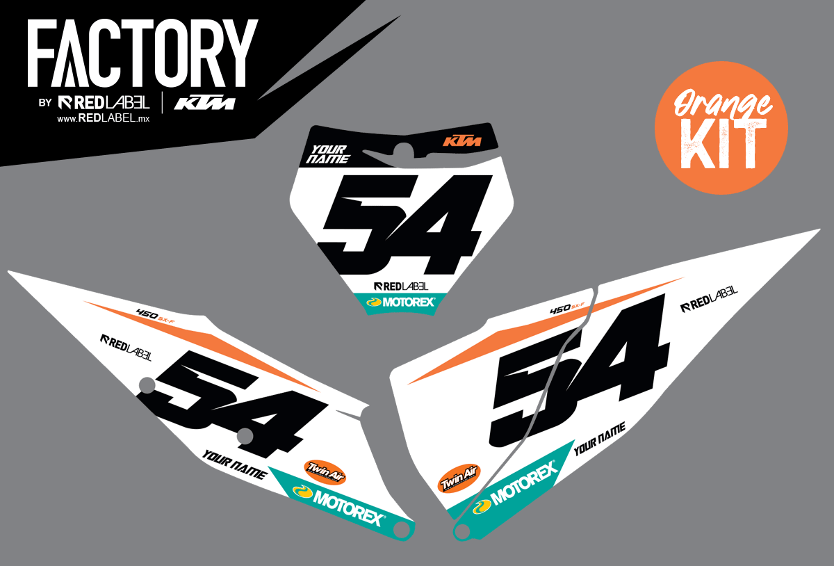 FACTORY KTM - Number Plates Only