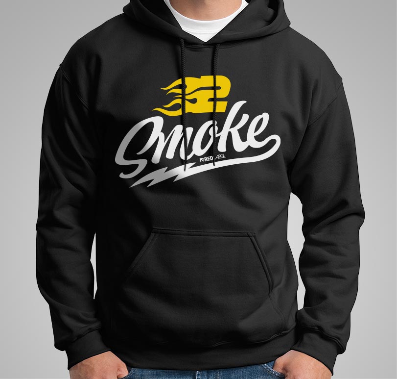 2 SMOKE Hoodie - Yellow