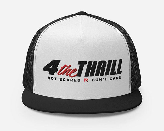 4 THE THRILL - Light Trucker Snapback Mesh Hat