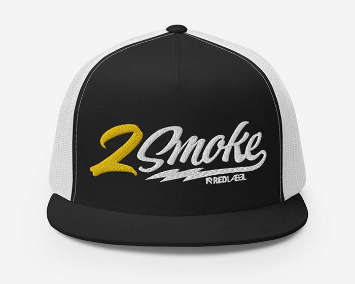 2 SMOKE - Trucker Snapback Mesh Hat