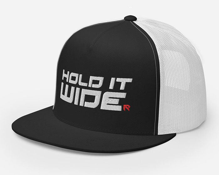HOLD IT WIDE - Trucker Snapback Mesh Hat