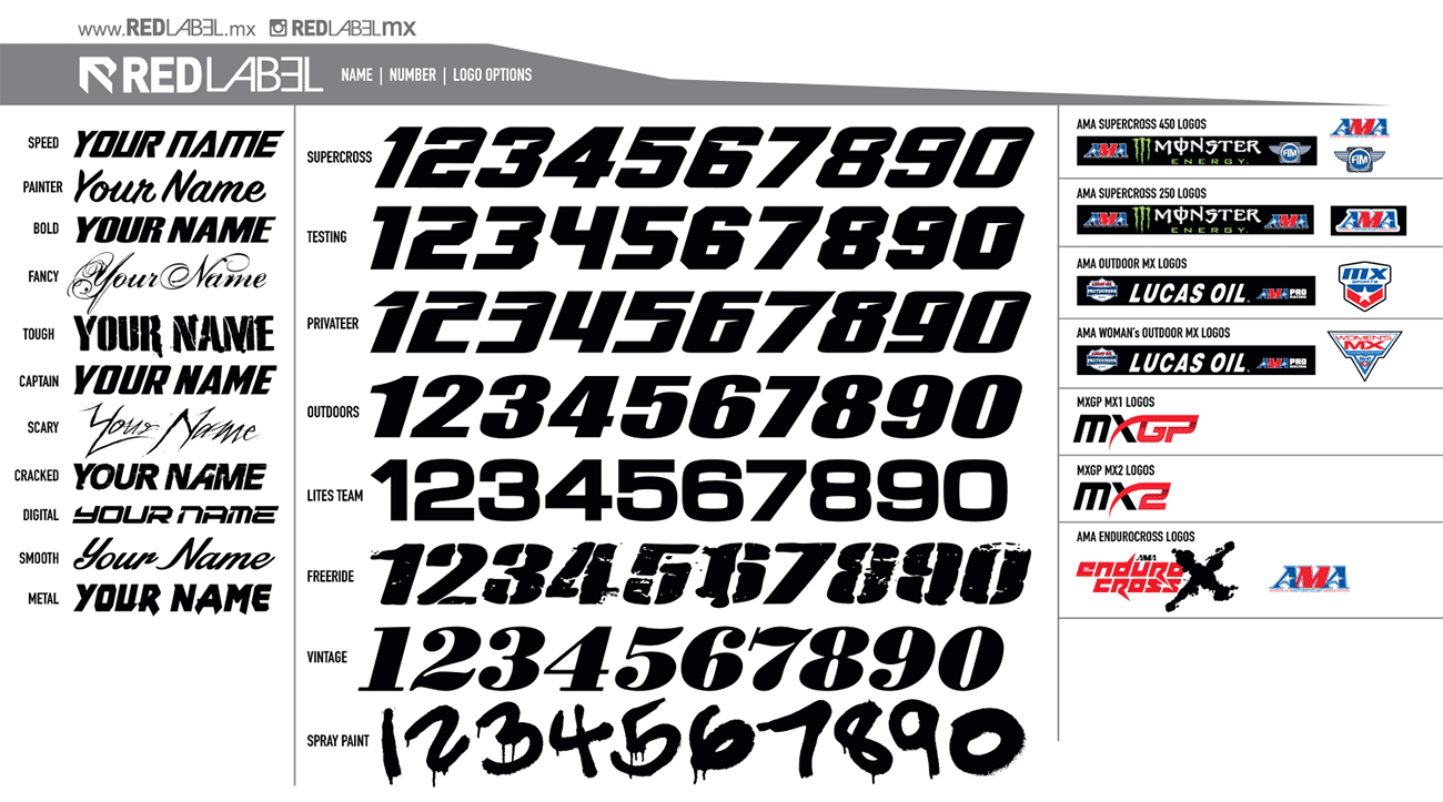 DCOR Sponsor Aufkleberkit (46x30cm): KTM Racing, 24-teilig