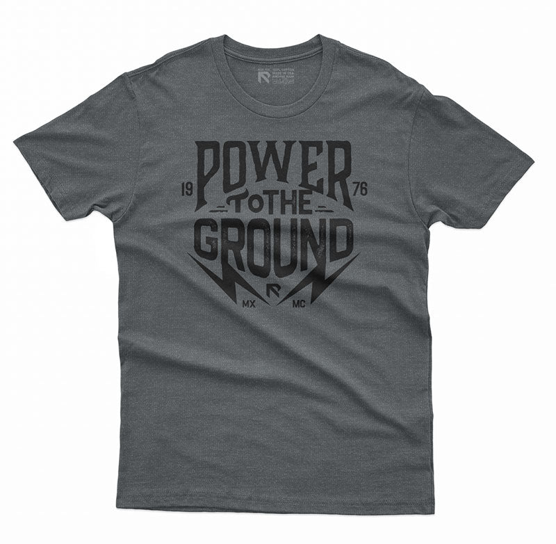 POWER to the GROUND - Black