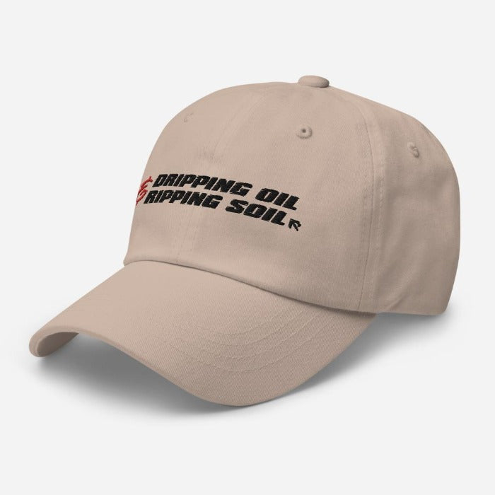 DRIPPING OIL &amp; RIPPING SOIL - Light Dad hat