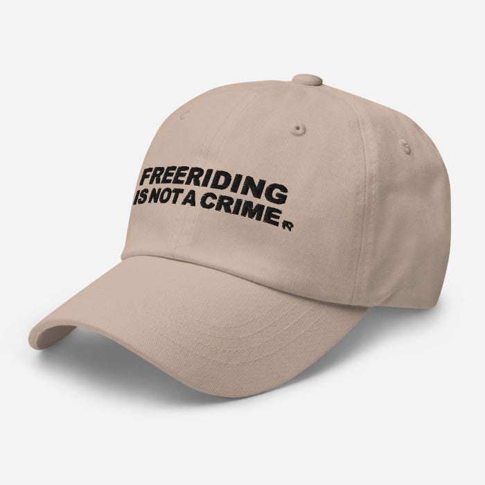 FREERIDING IS NOT A CRIME - Light Dad hat