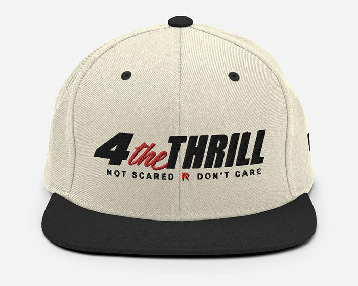 4 THE THRILL - Light Snapback Hat