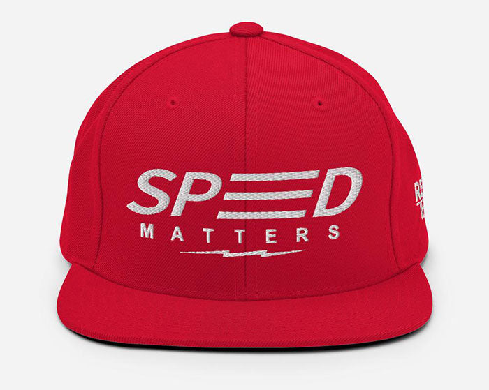 SPEED MATTERS - Snapback Hat